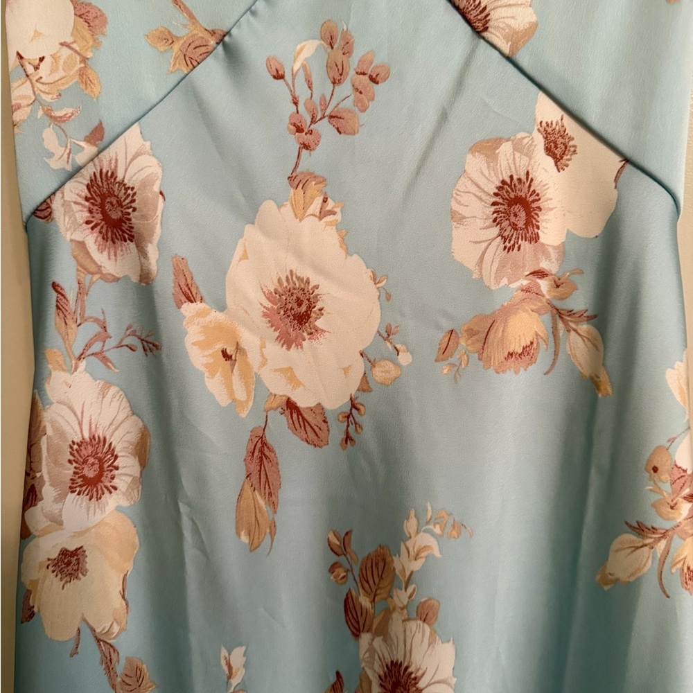 a new day Light Blue Floral Maxi Dress - Picture 2 of 5